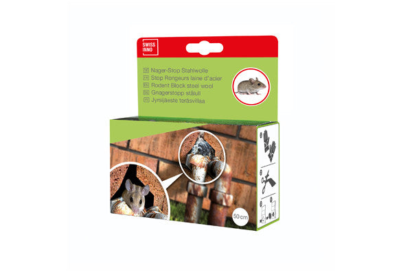 Anti souris Laine d'acier épaisse pour reboucher 50 cm